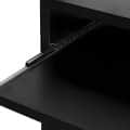 Tahoe Computer Table (Finish Color – Black, Pre-assembled) - rear_view