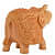Wooden Elephant carving - rear_view
