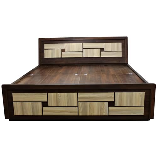 Wooden King Size Box Bed