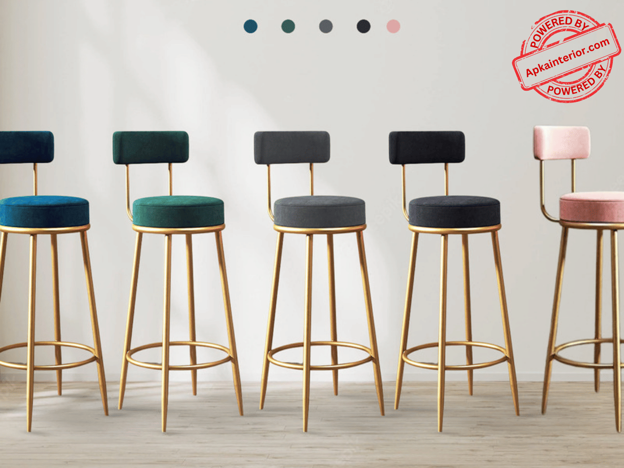 Anthrax Metal Bar Stool (Seating Height - 28 Inch)