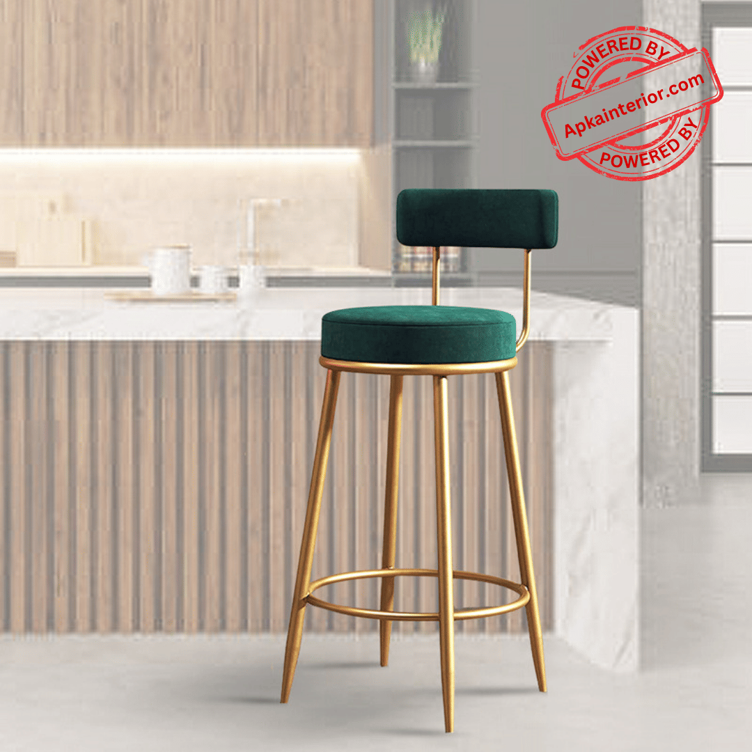 Anthrax Metal Bar Stool (Seating Height - 28 Inch) - rear_view