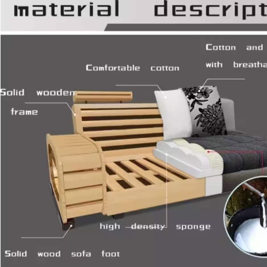 Yolo U Shape Premium Sofa Set