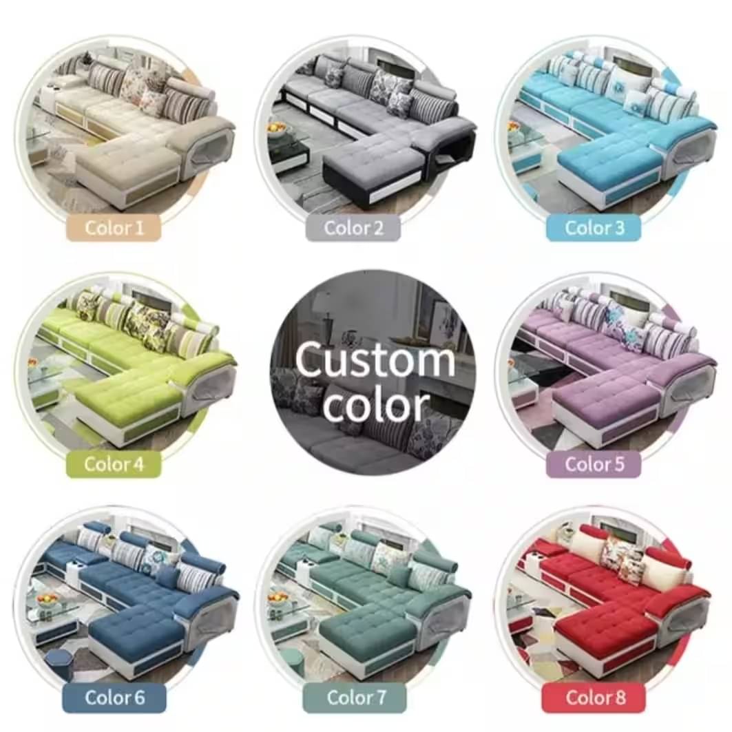 Yolo U Shape Premium Sofa Set