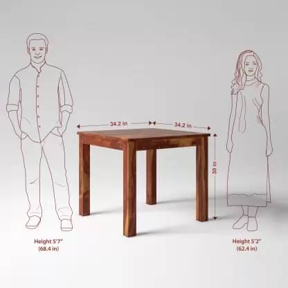 Tahoe Sheesham Wood 4 Seater Dining Set