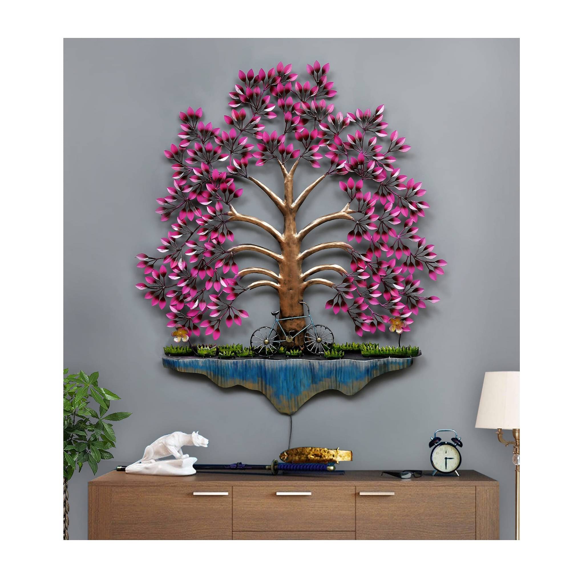 Pesto Tree Decor Wall Art with Led light