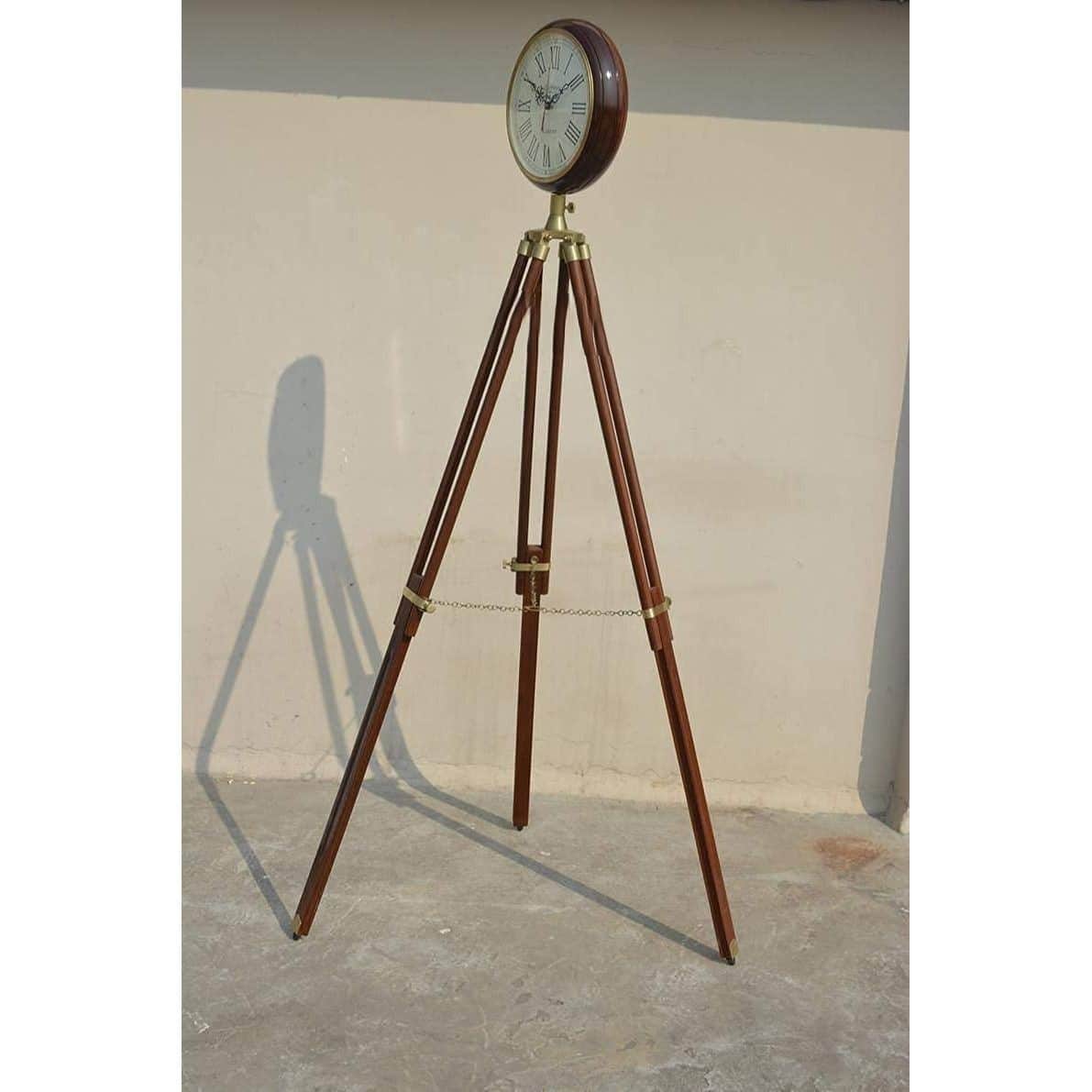66 inch Floor Standing Clock Vintage Roman Number Clock - front_view