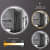 Hexa LED Touch Sensor Mirror - top_view