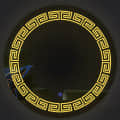 Antonia LED Touch Sensor Mirror With Glossy Finish - photo