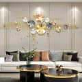 Ness Circular Crystals Metal Wall Art - front_view