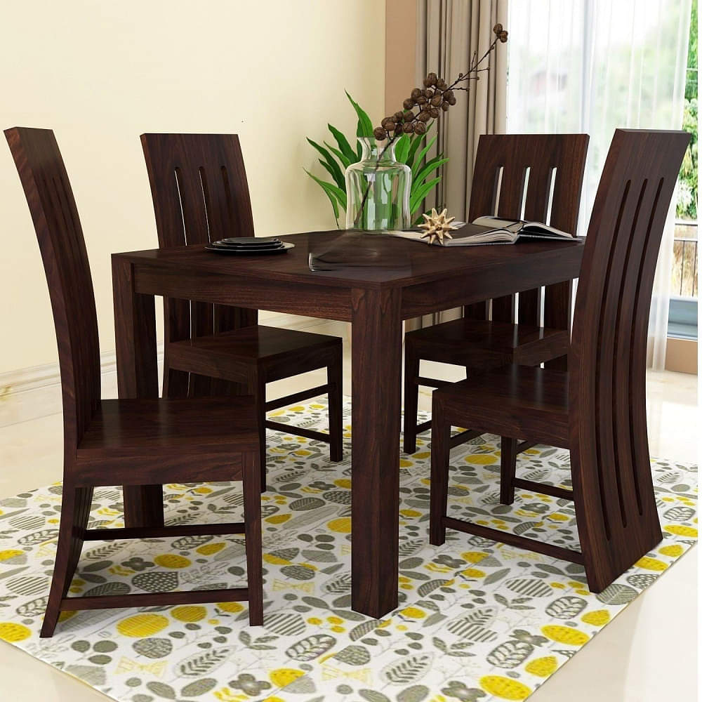Syracuse Sheesham Wood 4 Seater Dining Set - photo