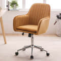 Velvet Office Chair Home Swivel Computer Desk Chairs - photo