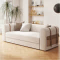 Chintz Conventional 3 seater Sofa Cum Bed In Suede - photo