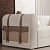 Chintz Conventional 3 seater Sofa Cum Bed In Suede - front_view