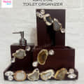 Designer Bathroom Accessory Set - photo