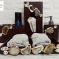 Designer Bathroom Accessory Set - rear_view
