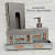 Designer Bathroom Accessory Set Silver - photo
