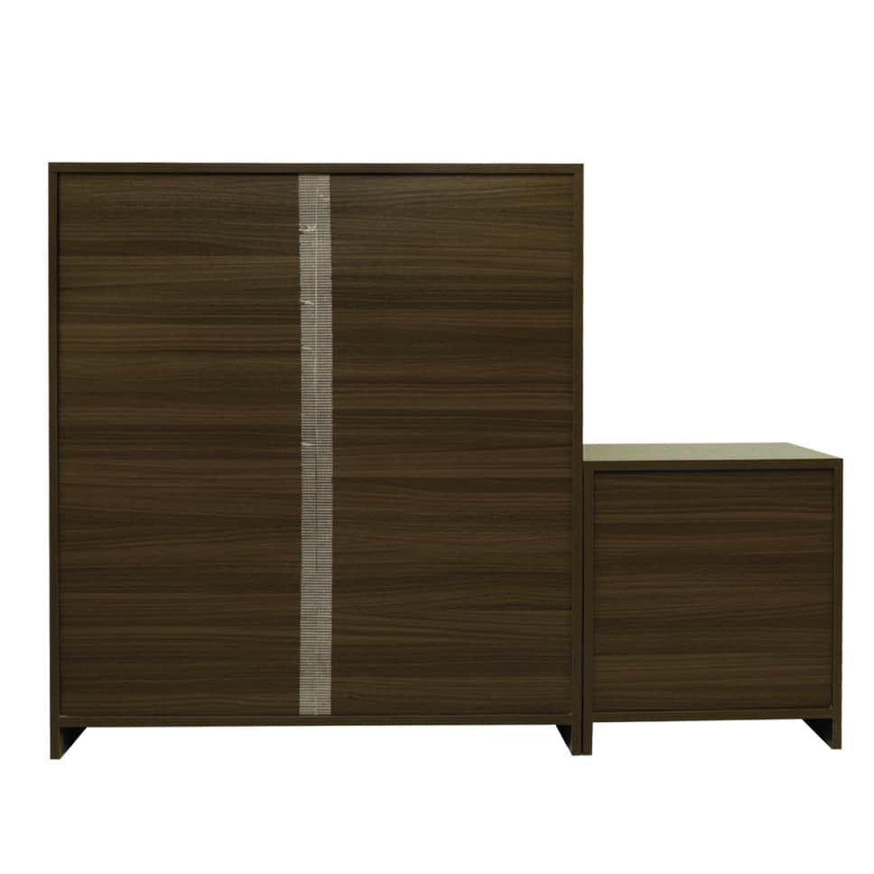 Aral Shoe Cabinet With 3 Shelves and 1 Drawer - right_view