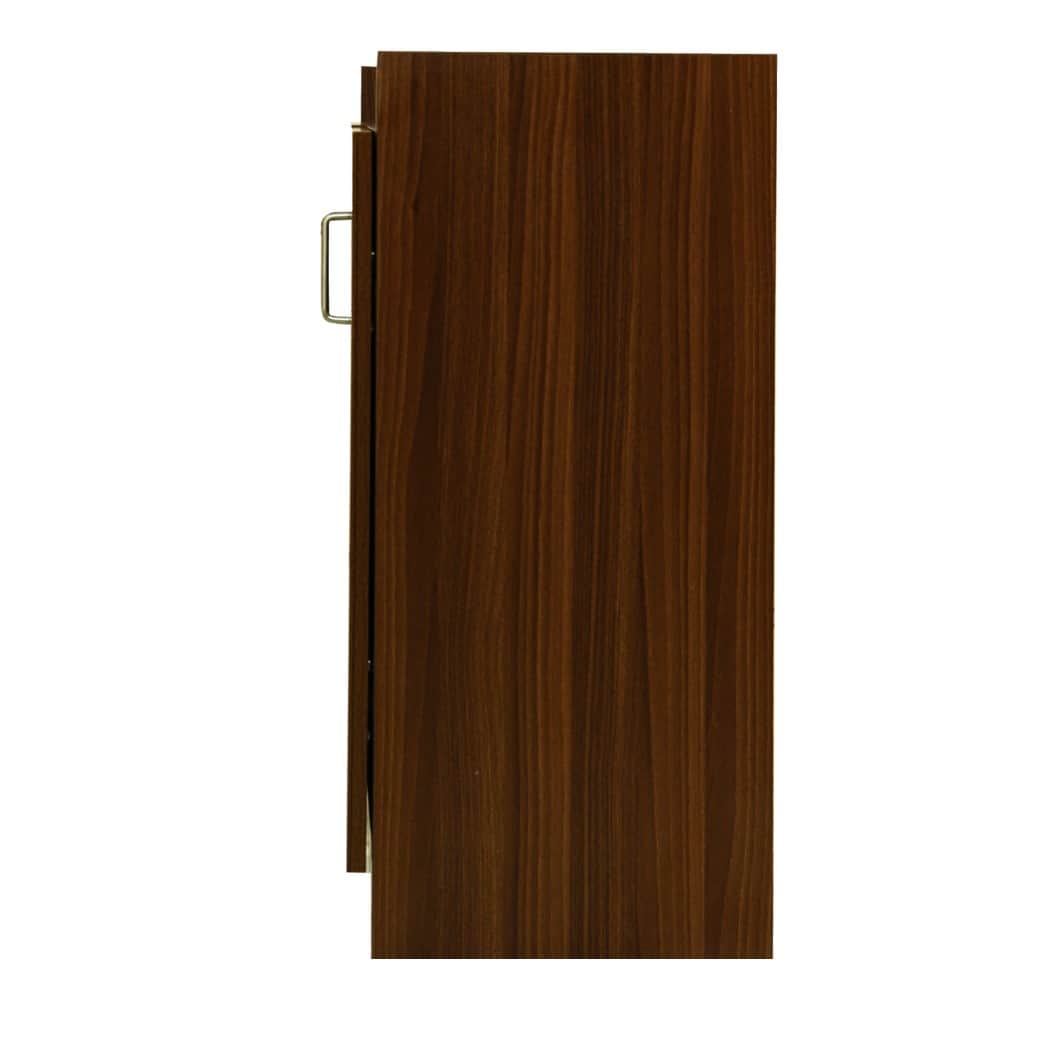 Engineered Wood Shoe Rack With storage - left_view