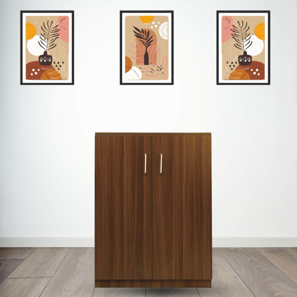 Zena 4 Tier Shelf Wooden Shoe Rack - photo