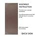Barcelona Wall Mounted Shoe Rack (Brown)