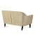 Toledo Two-Seater Fabric Sofa - rear_view