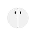 Antonia LED Touch Sensor Mirror With Glossy Finish - left_view
