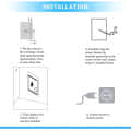 Antonia LED Touch Sensor Mirror With Glossy Finish - right_view