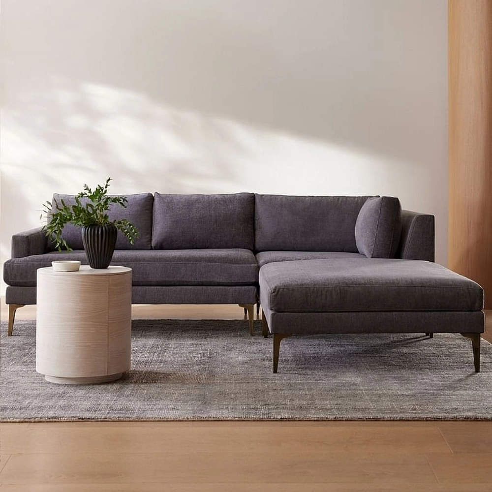 Toledo Doxy Grey Sectional Sofa - photo
