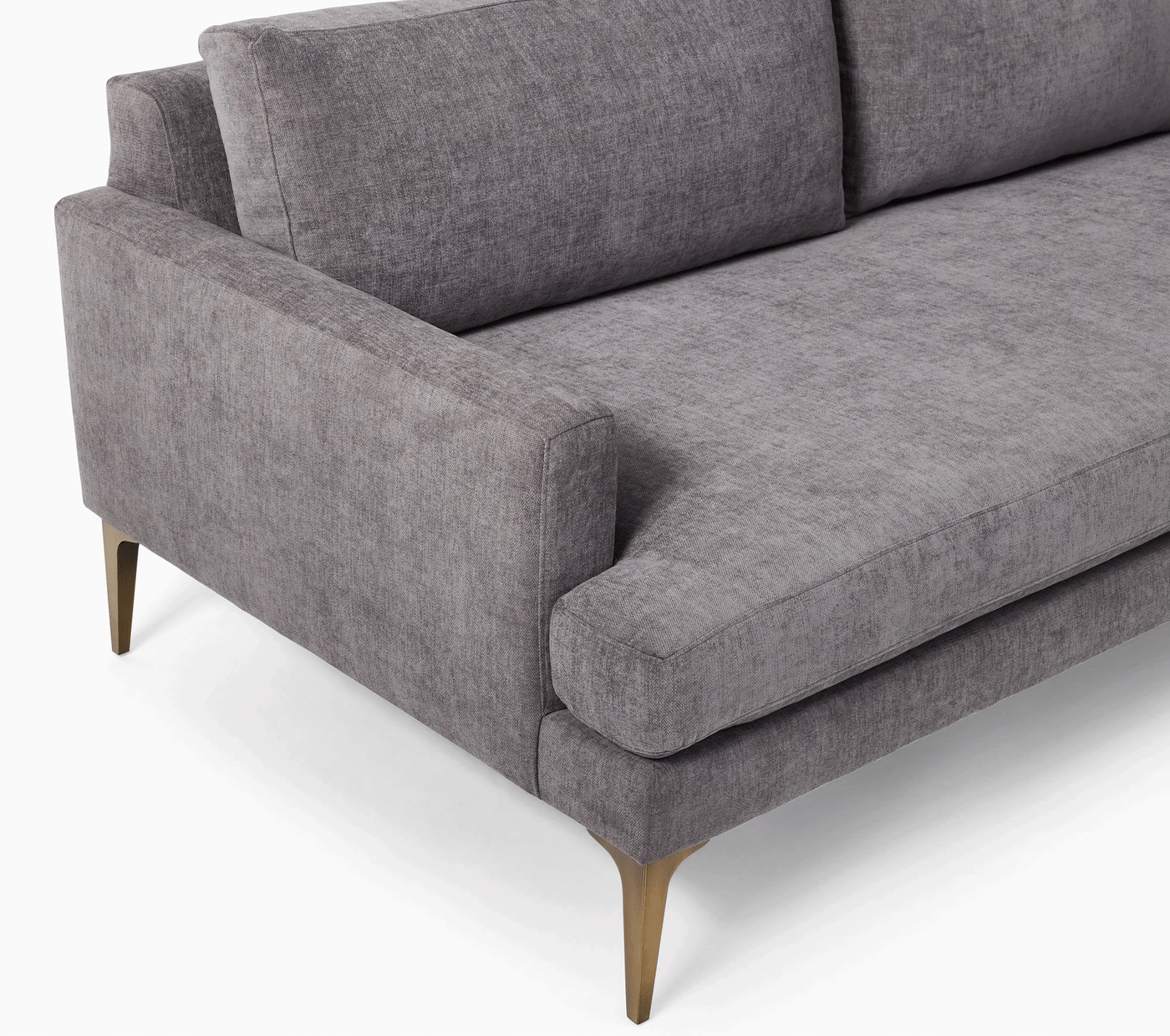 Toledo Doxy Grey Sectional Sofa - left_view