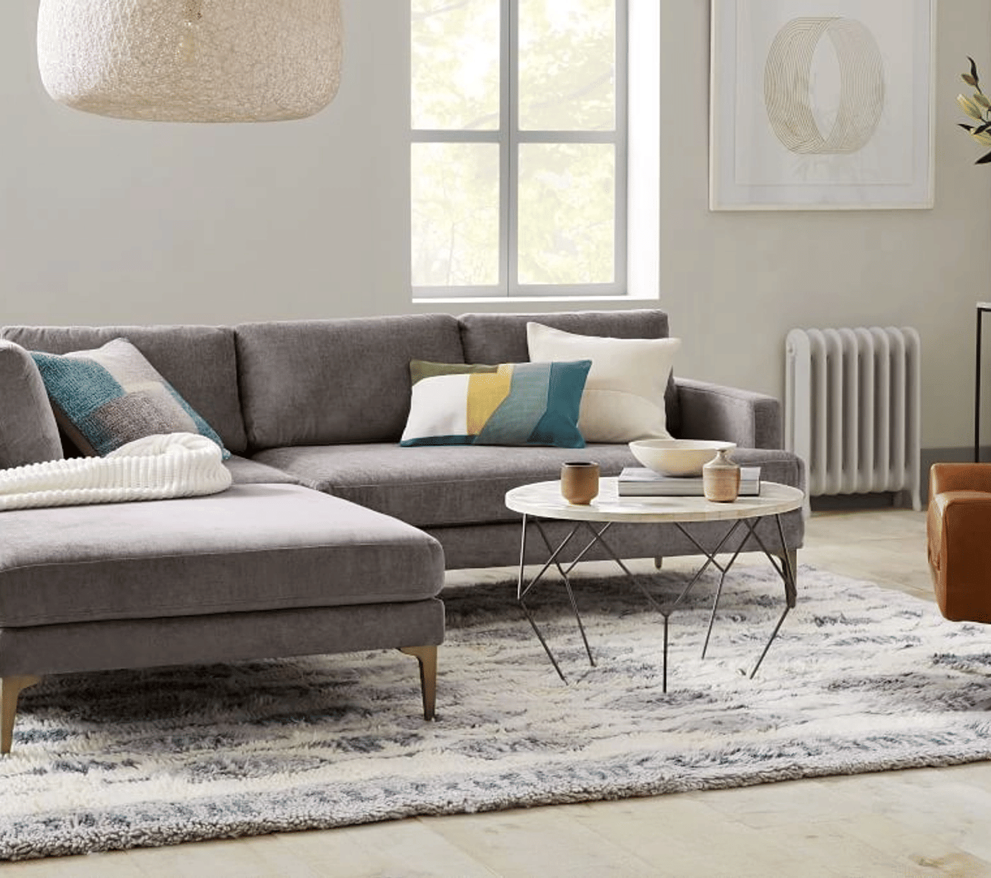 Toledo Doxy Grey Sectional Sofa - bottom_view