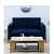 Saguaro Coffee Table In Golden Finish With Marble Top - photo