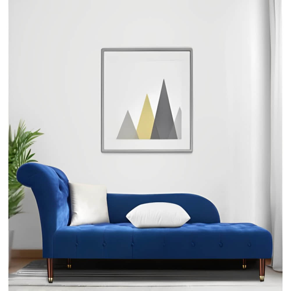 2 Seater Chaise Lounger In Blue Colour - photo