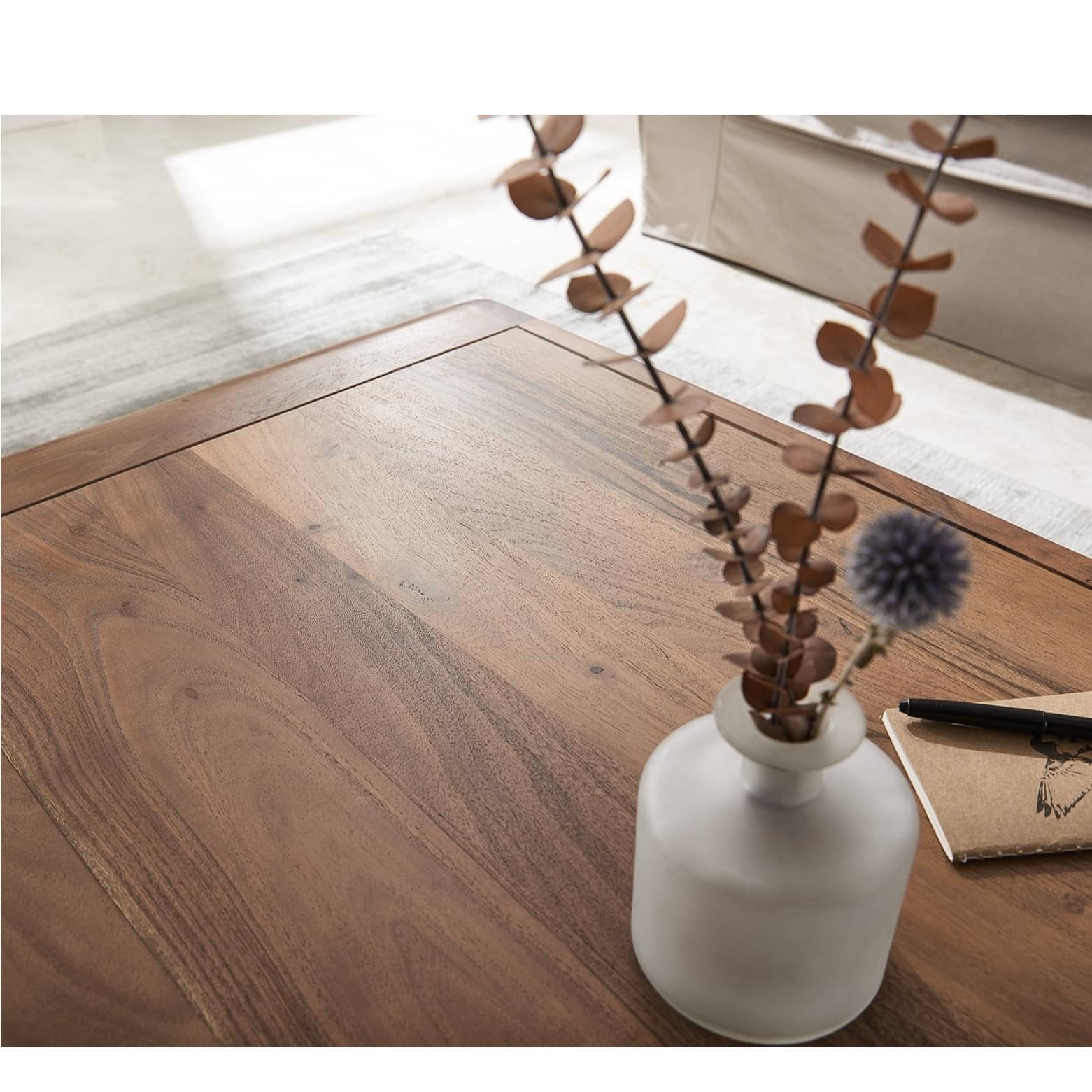 Tauras Solid Sheesham Wood Centre Table