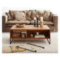 Solid Sheesham Wood Coffee Table For Living Room - front_view