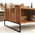 Solid Sheesham Wood Coffee Table For Living Room - rear_view