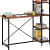 Tauras Wood & Metal Finish Study Table - front_view