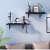 Eric Wood & Metal Wall Mounted Floating Shelves - front_view