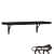 Eric Wood & Metal Wall Mounted Floating Shelves - right_view