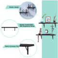 Eric Wood & Metal Wall Mounted Floating Shelves - bottom_view