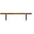 Eric Wood & Metal Floating Shelves - left_view