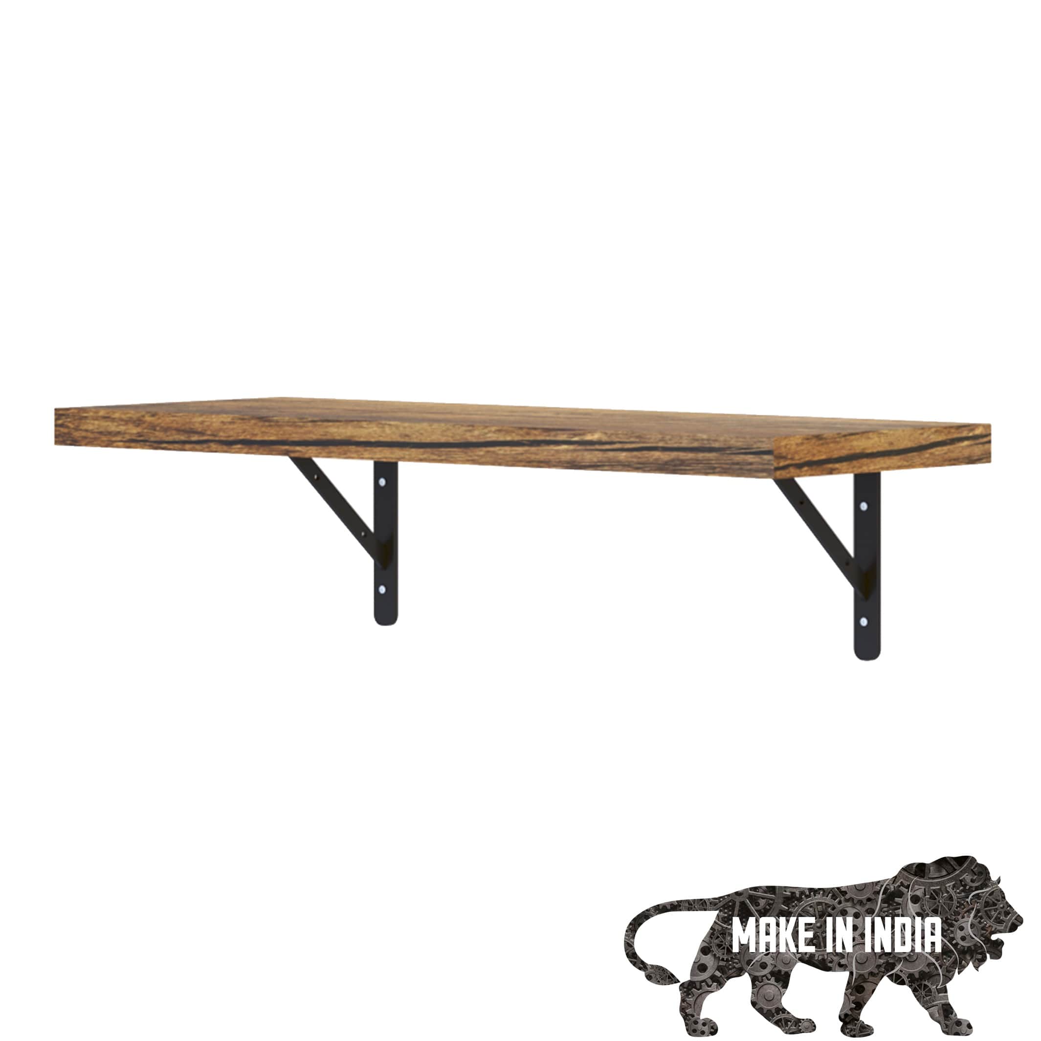 Eric Wood & Metal Floating Shelves - right_view
