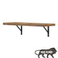 Eric Wood & Metal Floating Shelves - right_view