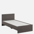 Trios Engineered Wood Single Bed - front_view