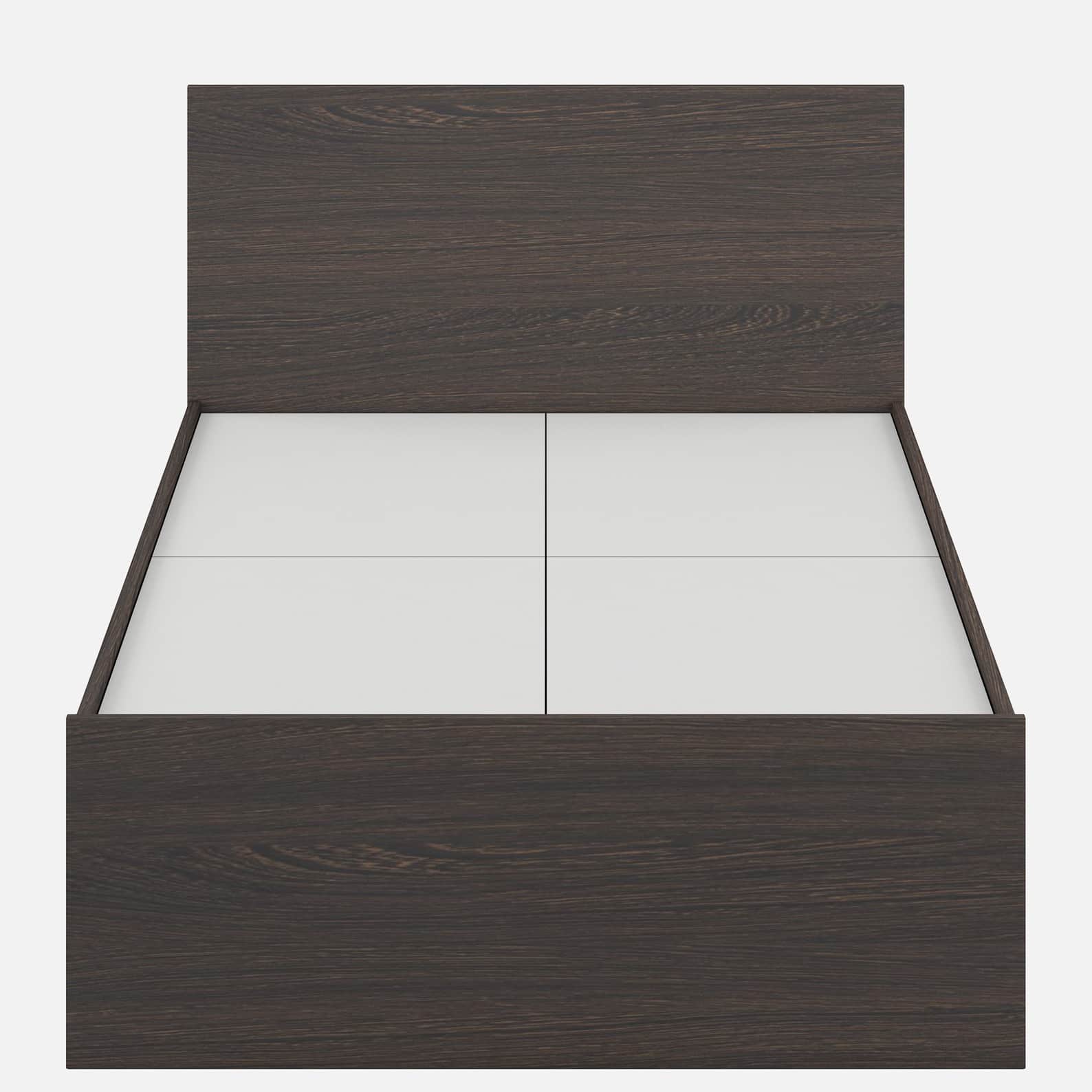 Trios Engineered Wood Single Bed - top_view