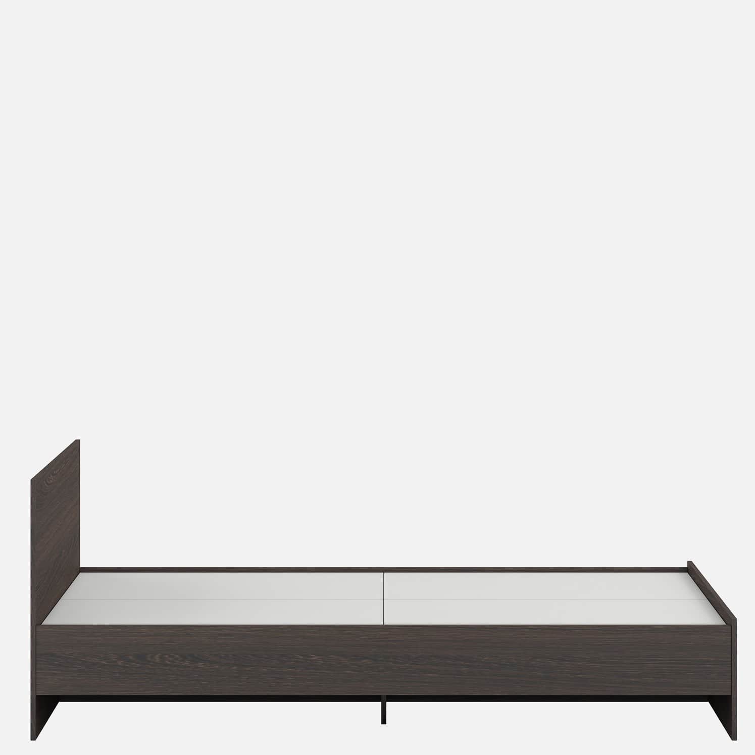 Trios Engineered Wood Single Bed - rear_view