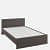 Avenue Engineered Wood Queen Size Bed - front_view