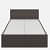Avenue Engineered Wood Queen Size Bed - top_view