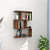 Omega Book Shelf/Wall Shelf and Storage Unit | Display Unit (Walnut, Set of 1) - photo