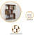 Omega Book Shelf/Wall Shelf and Storage Unit | Display Unit (Walnut, Set of 1) - right_view
