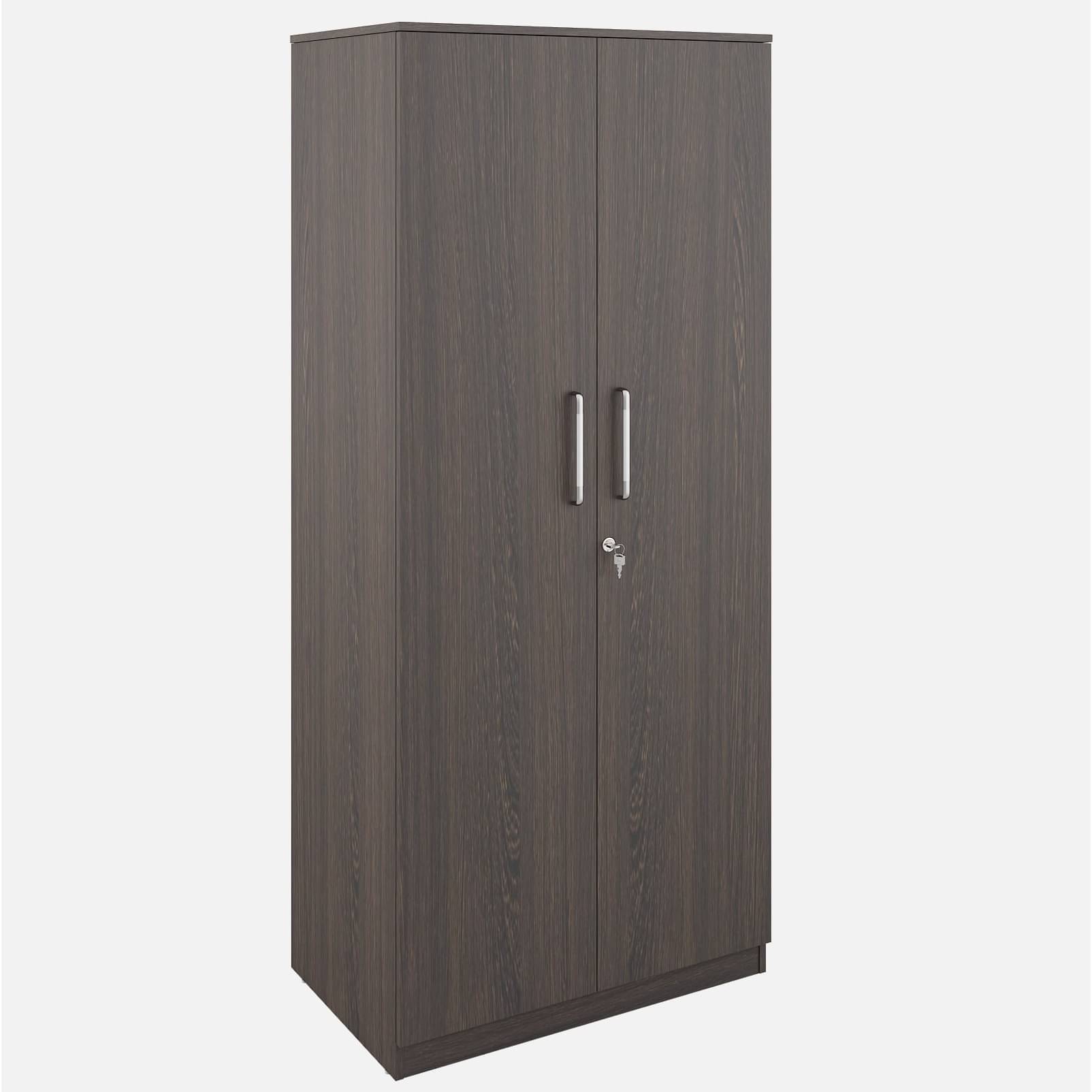 Sugi 2 Door Engineered Wood Wardrobe With Drawer